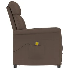 Sillón de masaje en microfibra marrón by , Electric massage chairs - Ref: Foro24-348406, Price: 191,40 €, Discount: -5%%
