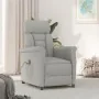 Sillón de Masaje VidaXL de Tela Microfibra Gris Claro | Foro24.es | Tu tienda online para hogar, jardín y más Foro24.es