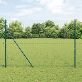 Cerca Hexagonal Verde 1.6x10 m Acero