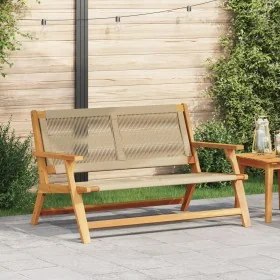 Comprar Banco de Jardín Beige 76x122x73 cm Madera