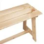 Banco Exterior 119x35x47 cm de Madera Maciza de Pino | Foro24.es | Tu tienda online para hogar, jardín y más Foro24.es