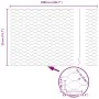 Cerca Hexagonal Gris 0.5x10 m Acero | Foro24.es | Tu tienda online para hogar, jardín y más Foro24.es