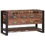 Caja de Almacenamiento Multicolor 80x35x45 cm de Madera Sólida Recuperada de , Baúles de almacenamiento - Ref: Foro24-4015976...