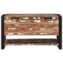 Caja de Almacenamiento Multicolor 80x35x45 cm de Madera Sólida Recuperada de , Baúles de almacenamiento - Ref: Foro24-4015976...