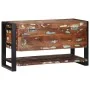 Caja de Almacenamiento Multicolor 80x35x45 cm de Madera Sólida Recuperada de , Baúles de almacenamiento - Ref: Foro24-4015976...