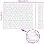 Cerca Hexagonal Gris 1.4x10 m Acero | Foro24.es | Tu tienda online para hogar, jardín y más Foro24.es