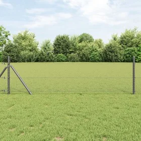 Comprar Valla Hexagonal Gris 0.8x25 m Acero