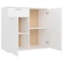 Weißes Sperrholz-Sideboard 80x36x75 cm von vidaXL, Sideboards - Ref: Foro24-805770, Preis: 87,08 €, Rabatt: %