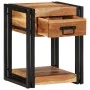 Set de 2 Mesitas de Noche 40x35x50 cm Madera de Acacia Sólida | Foro24.es | Tu tienda online para hogar, jardín y más Foro24.es