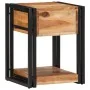 Set de 2 Mesitas de Noche 40x35x50 cm Madera de Acacia Sólida | Foro24.es | Tu tienda online para hogar, jardín y más Foro24.es