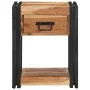 Set de 2 Mesitas de Noche 40x35x50 cm Madera de Acacia Sólida | Foro24.es | Tu tienda online para hogar, jardín y más Foro24.es
