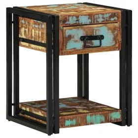 Mesitas de Noche 2 pcs 40x40x50 cm Madera Maciza