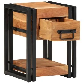 Mesitas 2 pcs 30x30x40 cm Madera Maciza Acacia