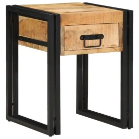 Mesa Lateral 40x40x50 cm de Madera Maciza de Mango by , Side tables - Ref: Foro24-4016712, Price: 84,48 €, Discount: -5%%