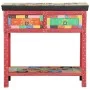 Mesa Consola con Cajones Multicolor de Madera Ingienerizada | Foro24.es | Tu tienda online para hogar, jardín y más Foro24.es