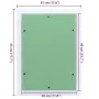 Panel de acceso con marco de aluminio y panel de yeso 300x400 mm de , Trampas - Ref: Foro24-4018458, Precio: 48,73 €, Descuen...