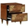 Cabinet de Noche Marrón miel Madera maciza de Sheesham | Foro24.es | Tu tienda online para hogar, jardín y más Foro24.es