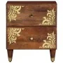 Cabinet de Noche Marrón miel Madera maciza de Sheesham | Foro24.es | Tu tienda online para hogar, jardín y más Foro24.es