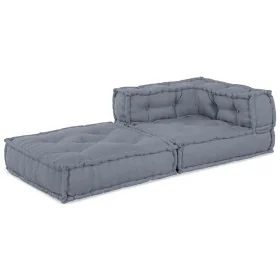 Pouffe Modular Gris 70x70x54 Tela by , Cushions for chairs and sofas - Ref: Foro24-4019045, Price: 145,70 €, Discount: -5%%