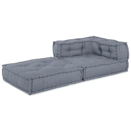 Pouffe Modular Gris 70x70x54 Tela by , Cushions for chairs and sofas - Ref: Foro24-4019045, Price: 145,70 €, Discount: -5%%