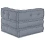 Pouffe Modular Gris 70x70x54 Tela by , Cushions for chairs and sofas - Ref: Foro24-4019045, Price: 145,70 €, Discount: -5%%