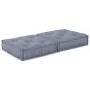 Pouffe Modular Gris 70x70x36 Tela | Foro24.es | Tu tienda online para hogar, jardín y más Foro24.es