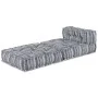 Pouff modular gris 70x70x54 tela | Foro24.es | Tu tienda online para hogar, jardín y más Foro24.es