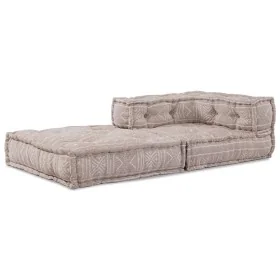 Comprar Pouffe Modular Marrón Claro 70x70x54 Tela
