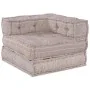 Pouffe Modular Marrón Claro 70x70x54 Tela | Foro24.es | Tu tienda online para hogar, jardín y más Foro24.es