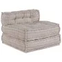 Pouffe Modular Marrón Claro 70x70x54 Tela von , Kissen für Stühle und Sofas - Ref: Foro24-4019054, Preis: 135,04 €, Rabatt: -5%%