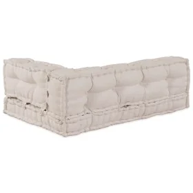 Cojín para Sofá de Palets de con Soporte para Brazos y Espalda de Tela Crema de , Cojines para sillas y sofás - Ref: Foro24-4...