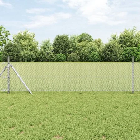 Cerca Hexagonal 0.8x50 m Acero Galvanizado by , fence panels - Ref: Foro24-42005714, Price: 53,60 €, Discount: -5%%
