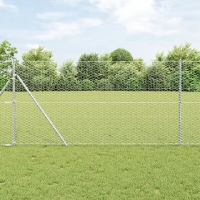 Cerca Hexagonal 1x50 m Acero Galvanizado