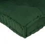 Cojín para sofá de palets con soporte para brazos y respaldo de tela verde by , Cushions for chairs and sofas - Ref: Foro24-4...