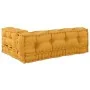 Cojín para sofá de palets con soporte para brazos y respaldo en tela amarilla | Foro24.es | Tu tienda online para hogar, jardín y más Foro24.es