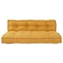 Cojín de sofá de palets con soporte para la espalda, en tela amarilla de , Cojines para sillas y sofás - Ref: Foro24-4019093,...