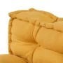 Cojín de sofá de palets con soporte para la espalda, en tela amarilla de , Cojines para sillas y sofás - Ref: Foro24-4019093,...