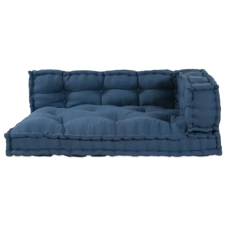 Cojín de Sofá de Palets con Soporte para brazos y espalda - Tela Azul | Foro24.es | Tu tienda online para hogar, jardín y más Foro24.es