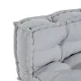 Cojín de Sofá de Palé de con Respaldo de Tela Gris | Foro24.es | Tu tienda online para hogar, jardín y más Foro24.es