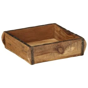Bandejas 4 piezas 31x29x10 cm Madera Sólida