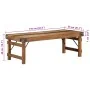 Mesa de café Madera natural Madera maciza 110 x 55 x 40 cm | Foro24.es | Tu tienda online para hogar, jardín y más Foro24.es