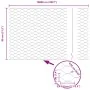 Cerca Hexagonal 0.8x100 m Acero Galvanizado by , fence panels - Ref: Foro24-42005751, Price: 77,06 €, Discount: -5%%
