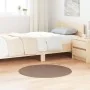 Alfombra Shaggy de con respaldo de látex Marrón ø90 cm | Foro24.es | Tu tienda online para hogar, jardín y más Foro24.es