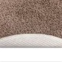 Alfombra Shaggy de con respaldo de látex Marrón ø120 cm | Foro24.es | Tu tienda online para hogar, jardín y más Foro24.es