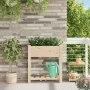 Plantador de Jardín con Estante 71x37x76 cm de Madera Maciza de Pino by , Pots and planters - Ref: Foro24-42006566, Price: 63...