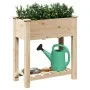 Plantador de Jardín con Estante 71x37x76 cm de Madera Maciza de Pino by , Pots and planters - Ref: Foro24-42006566, Price: 63...