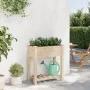 Plantador de Jardín con Estante 71x37x76 cm de Madera Maciza de Pino by , Pots and planters - Ref: Foro24-42006566, Price: 63...