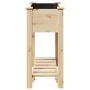 Plantador de Jardín con Estante 71x37x76 cm de Madera Maciza de Pino by , Pots and planters - Ref: Foro24-42006566, Price: 63...