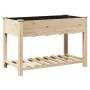 Jardín Planter con Estante 115x59x76 cm Madera Maciza de Abeto by , Pots and planters - Ref: Foro24-42006567, Price: 87,39 €,...