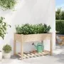 Jardín Planter con Estante 115x59x76 cm Madera Maciza de Abeto by , Pots and planters - Ref: Foro24-42006567, Price: 87,39 €,...